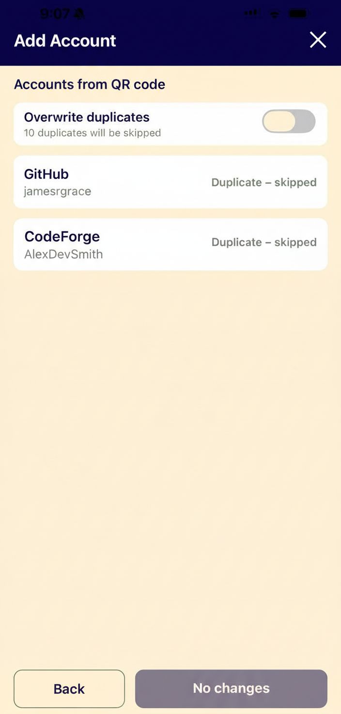Step 8 - Review imported accounts and duplicates